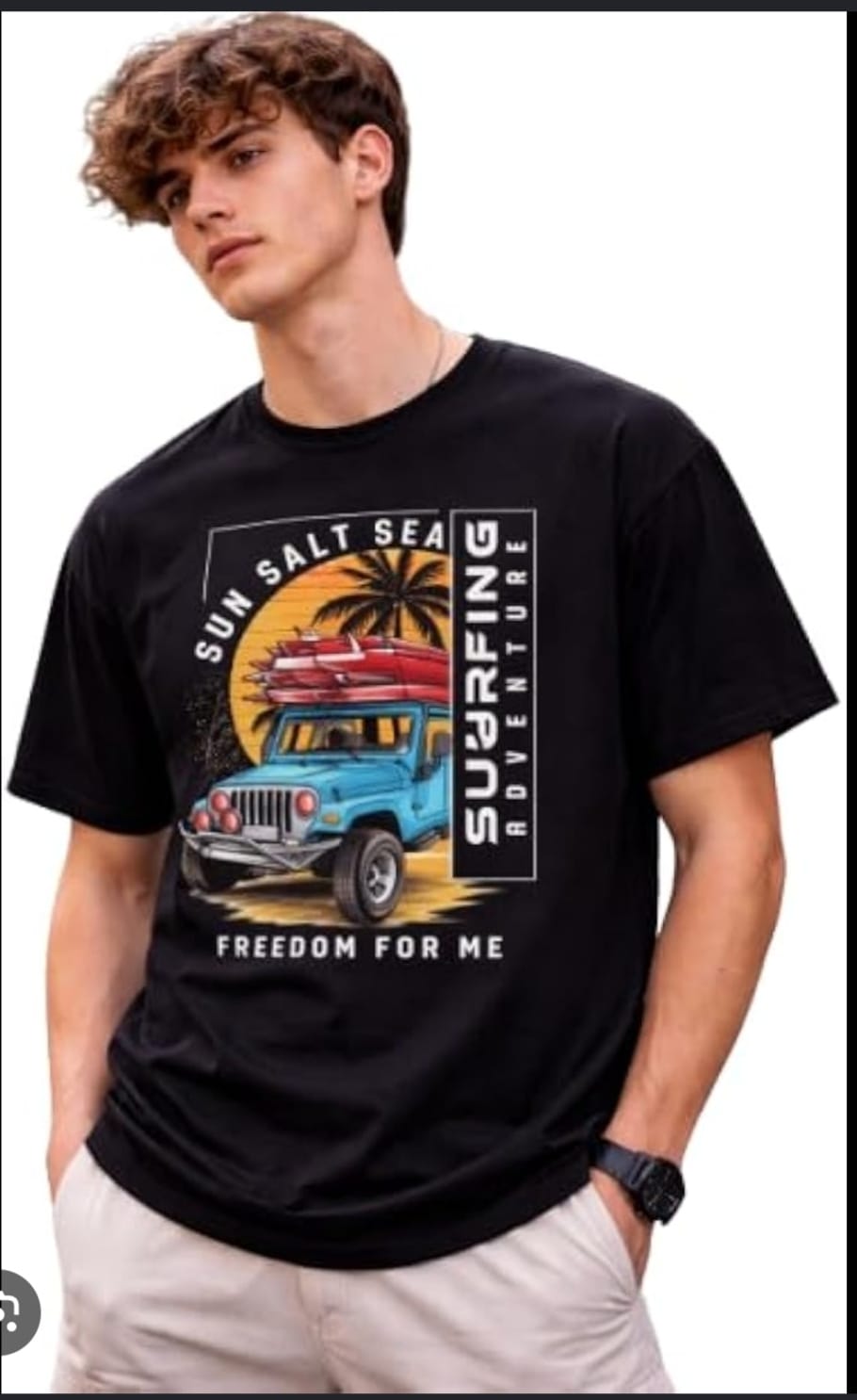 Mens round neck tshirt
