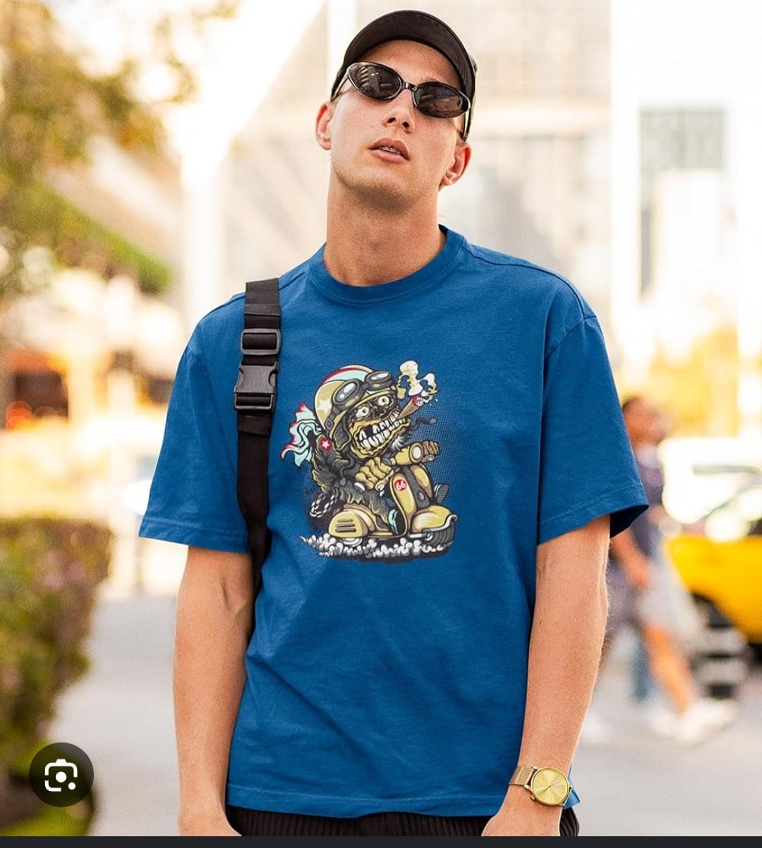Mens round neck tshirt
